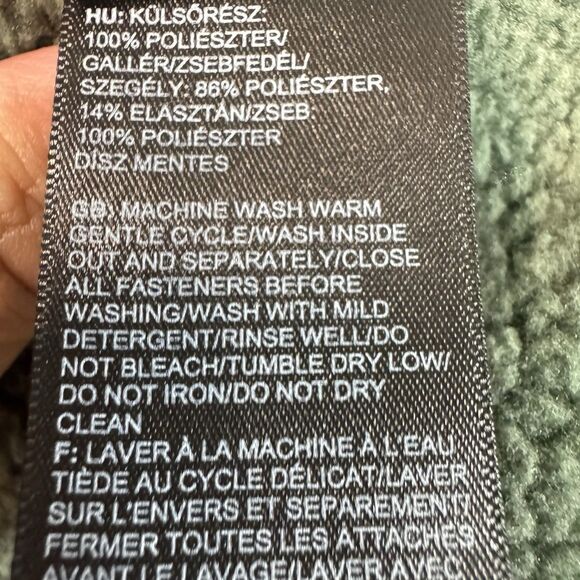 The North Face Sweater M Men Green 1/2 Zip Fleece Outdoor Gorpcore Adventure - Picture 6 of 11